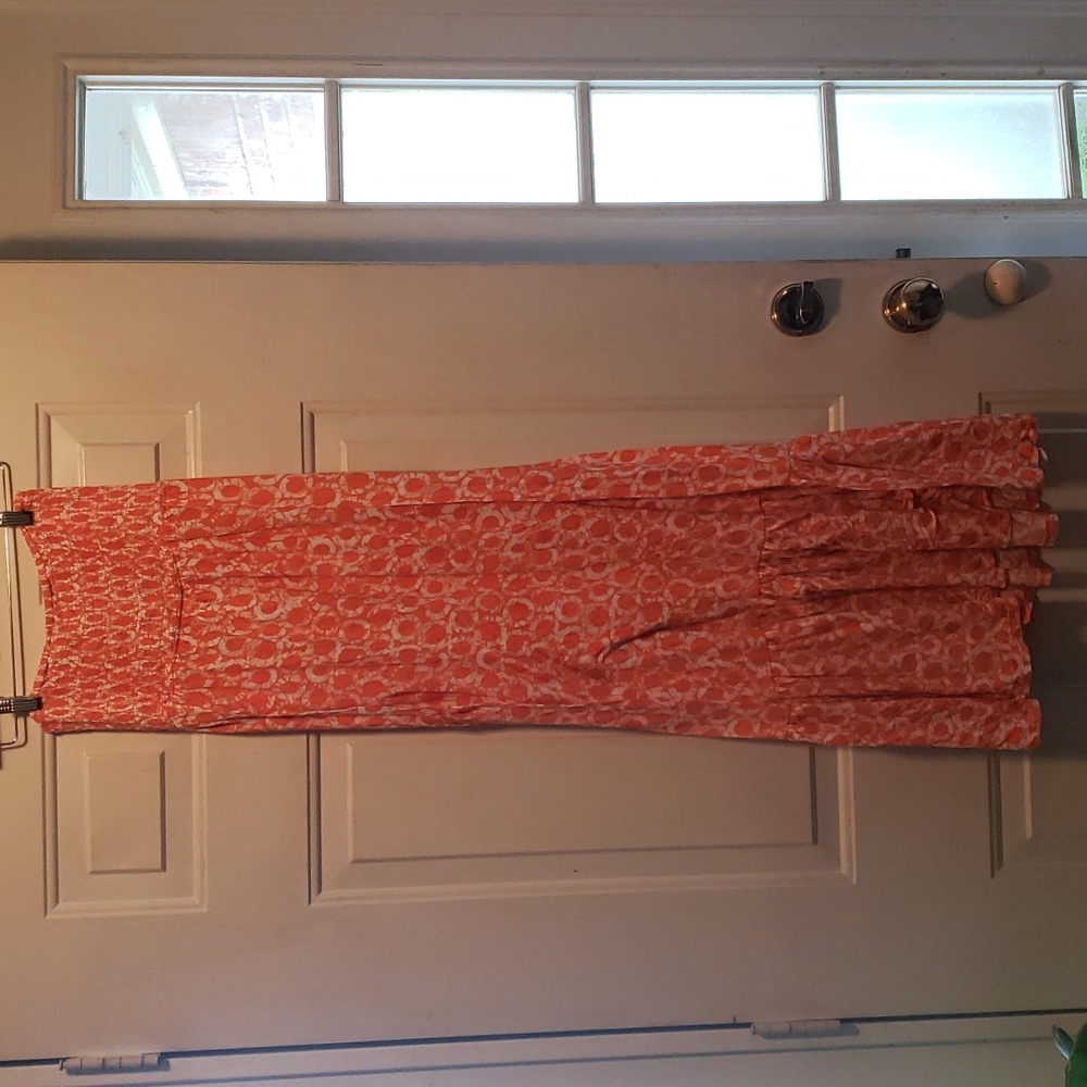 michael kors maxi tube top dress